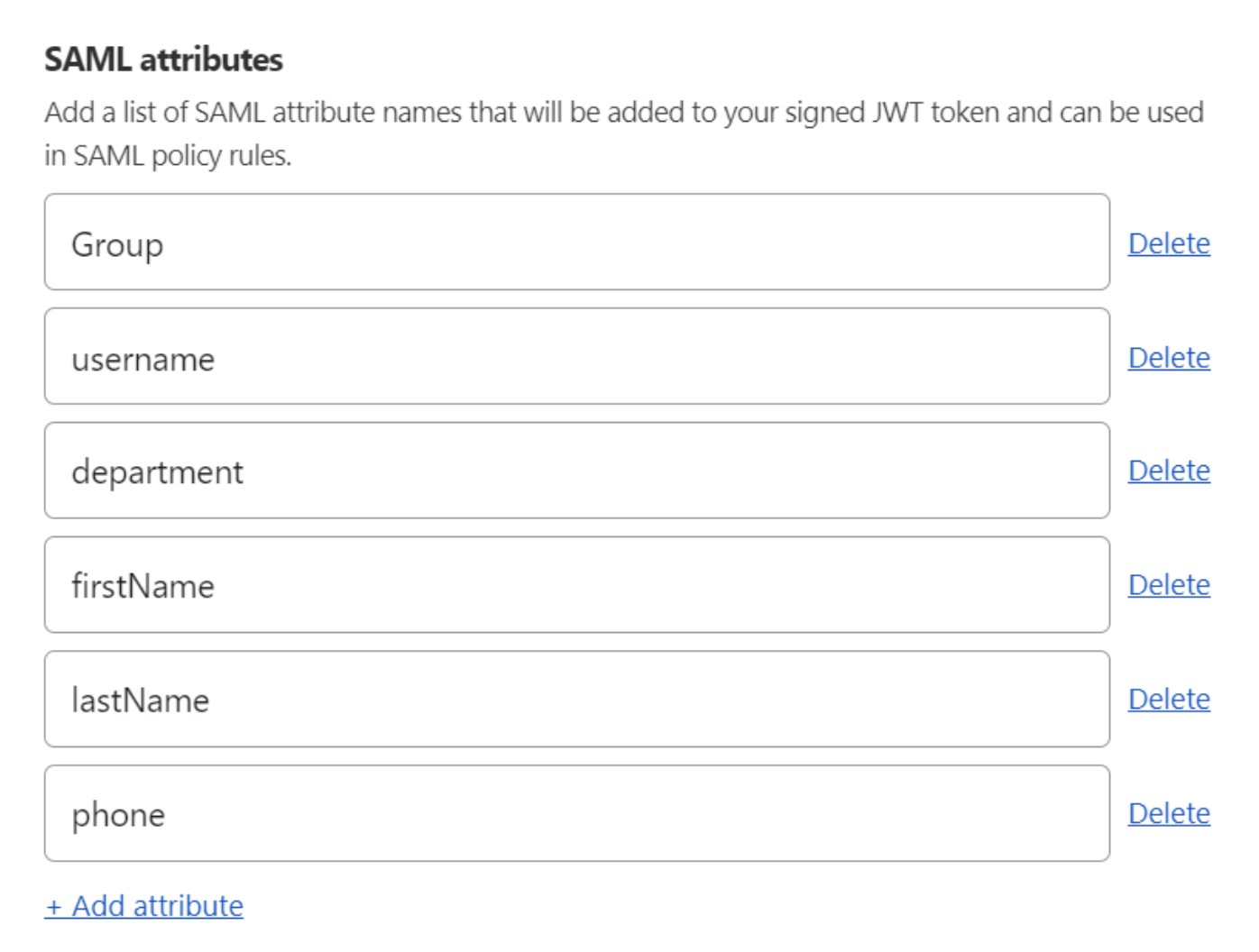 Configure Cloudflare to receive SAML attributes